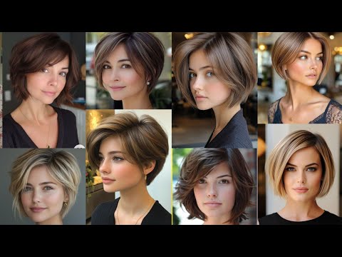 Видео: Самые красивые и шикарные идеи коротких стрижек и причесок / трендовые короткие стрижки 2025 года