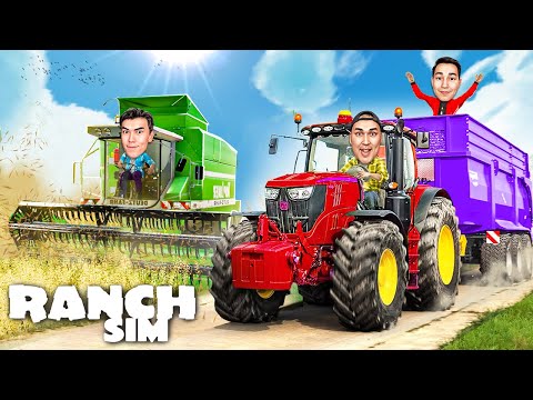 Видео: БІЗДІҢ РАНЧО ДАМЫП ЖАТЫР! АЛҒАШ РЕТ ЕГІН ЖИНАДЫҚ! RANCH SIMULATOR