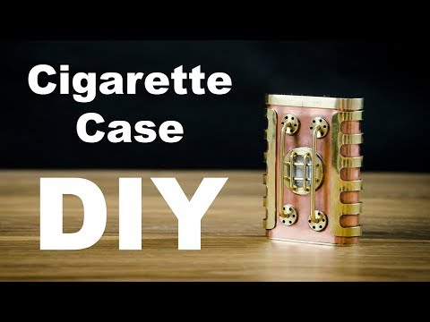 Видео: Steampunk Cigarette Сase How to Make DIY 2#