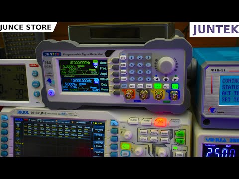 Видео: JUNTEK PSG9080 Обзор цифрового генератора сигналов часть первая. The review Signal generator Part 1