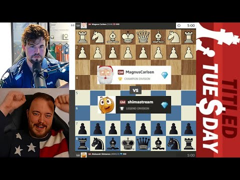 Видео: Битва с КОРОЛЁМ ШАХМАТ! Магнус Карлсен - Александр Шиманов