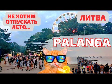 Видео: PALANGA. Аншлаг отдыхающих в конце лета! Литва