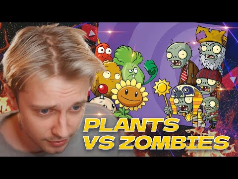 Видео: СТИНТ ИГРАЕТ: PLANTS VS ZOMBIES #1