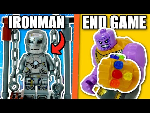 Видео: Соберите ВСЕ ФИЛЬМЫ MARVEL из LEGO!