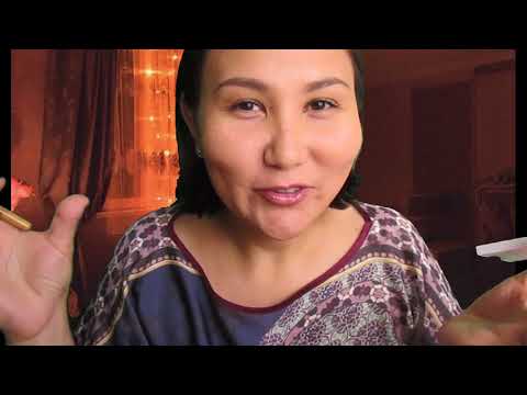 Видео: АСМР/ASMR/макияж на выпускной/движение рук/звуки рта/постукивания/ролевая игра