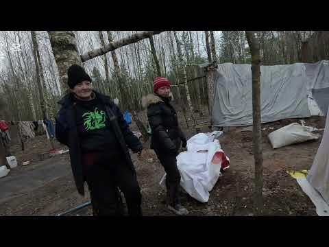 Видео: Люди живущие в лесу, готовимся к сносу. Мусорщик