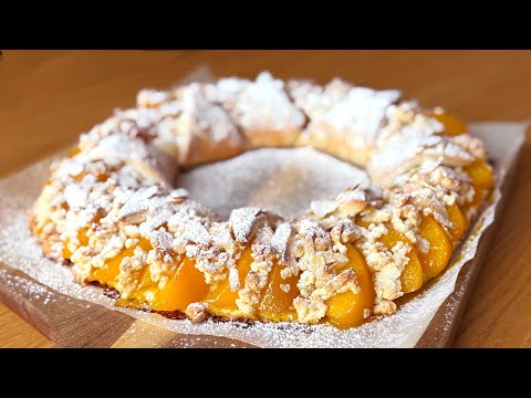 Видео: Семейный любимый рецепт! Вкусный персиковый пирог!