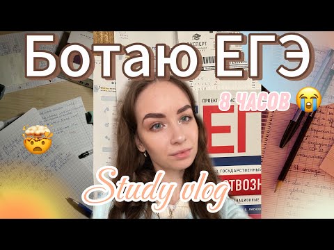 Видео: STUDY WITH ME) ПОДГОТОВКА К ЕГЭ🥲#study#vlog#егэ#учеба