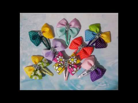 Видео: Бантики из остатков ленты Bows from the remnants of the tape