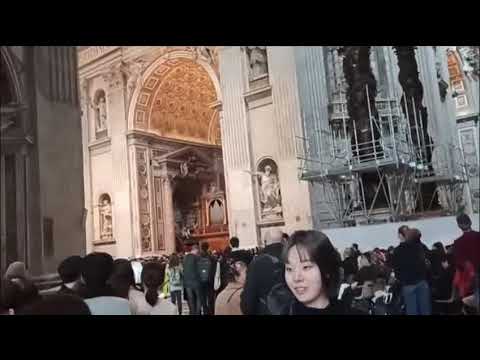 Видео: Замечательные шедевры искусства и исторические личности в Соборе Св  Петра, Ч 3