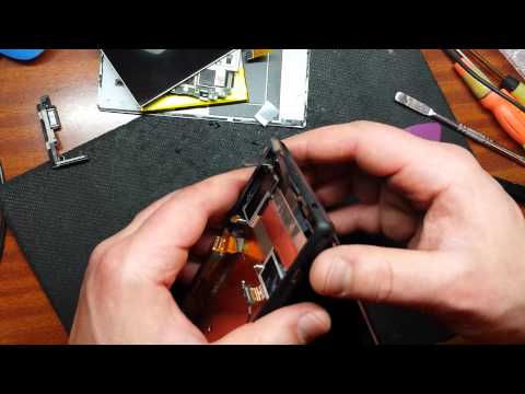 Видео: Xperia M2 замена дисплея