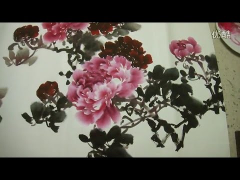 Видео: Китайское традиционное искусство - картины художника Чжао Сяоюаня с пионами