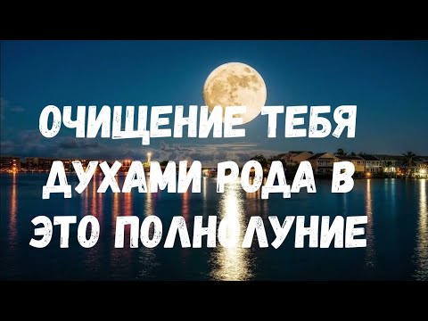 Видео: ОЧИЩЕНИЕ ТЕБЯ ДУХАМИ РОДА В ЭТО ПОЛНОЛУНИЕ 