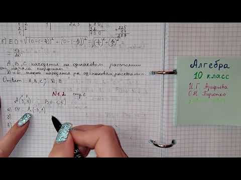 Видео: стр 6 номер 1.2 Алгебра 10 класс симметрия