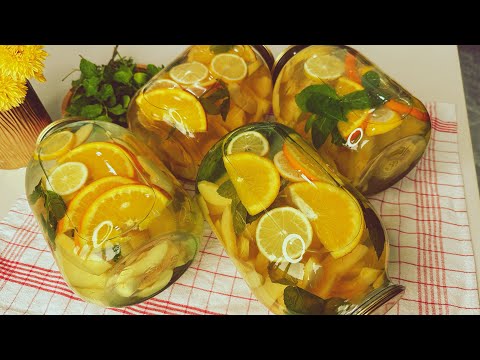 Видео: Киш учун Бехили Мохито епамиз 😋 MOJITO Compote for winter!Sweet and Delicious