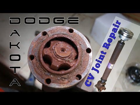 Видео: Ремонт ШРУСа переднего приводного вала Dodge Dakota (устранение хруста при движении на 4x4)