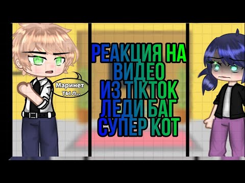 Видео: Реакция на видео из TikTok 🐞леди баг🐞 и 🐈супер кот🐈