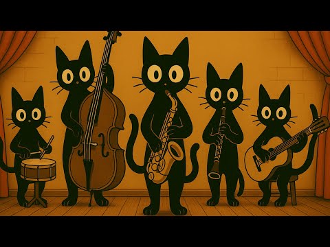 Видео: Black Cats Deep Groove: Спокойный джаз для работы и концентрации