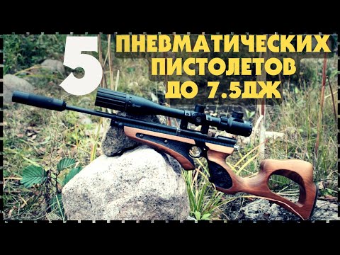 Видео: Топ 5 Лучший И Мощный Пневматический Пистолет до 7,5Дж