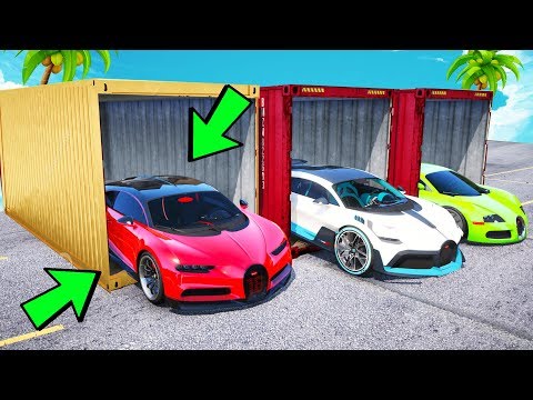 Видео: БИТВА ЗА КОНТЕЙНЕРЫ В ГТА 5 ОНЛАЙН. КОНТЕЙНЕРЫ С BUGATTI! КОМУ ДОСТАНЕТСЯ САМАЯ ЧИТЕРСКАЯ BUGATTI!