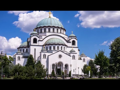 Видео: Сербия. Храм святого Саввы открыт для прихожан.