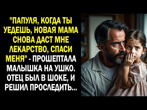 Видео: "Папуля, когда ты уедешь, новая мама снова даст мне лекарство, спаси меня" - прошептала малышка...