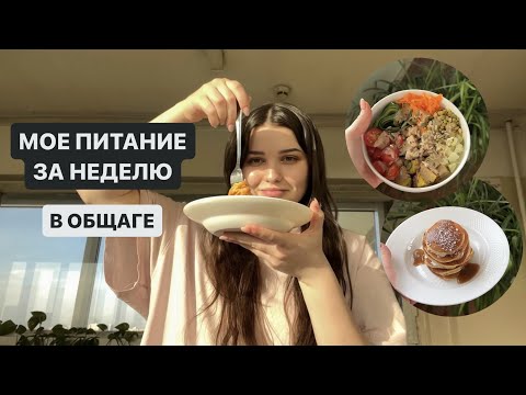 Видео: что я ем за неделю // мое питание в общаге