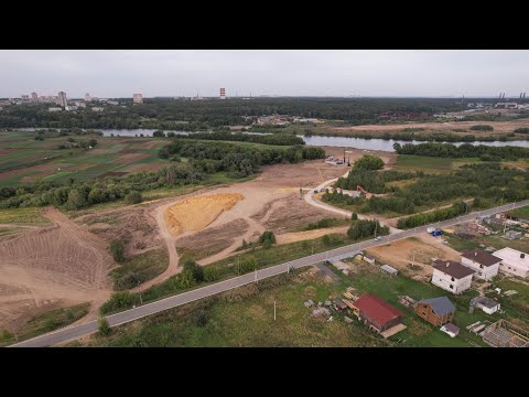 Видео: ЮЛА - Южно-Лыткаринская дорога. Работы вблизи г. Лыткарино. А также окрестности. (21.08.2022)