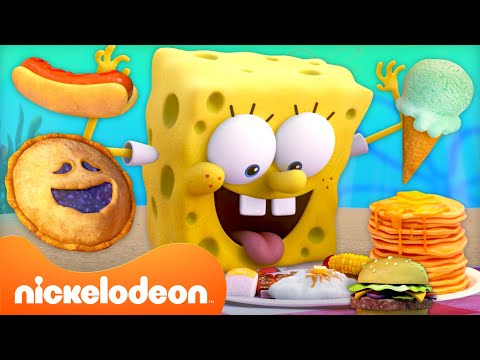 Видео: Камп Корал | Вся ЕДА, которую Губка Боб ест в Лагере Коралл! | Nickelodeon Cyrillic