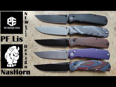 Видео: ✅ NEW Petrified Fish PFP14 LIS - Лис это новый нож по моему дизайну.