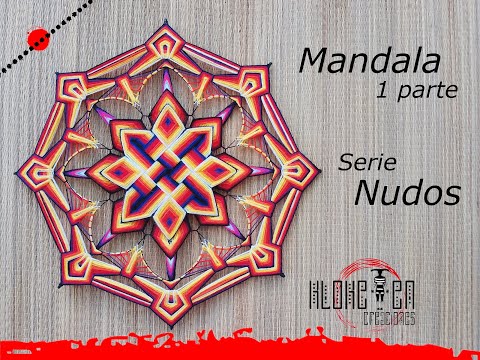 Видео: 💥СЕРИЯ УЗЛОВ! часть 1 - МАНДАЛА вязаная из шерсти - ручная работа