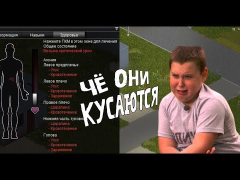 Видео: Кусачие твари и где они обитают. Project Zomboid и новые горизонты возможного.