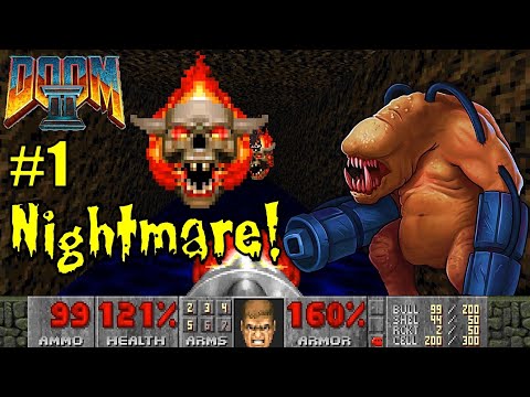 Видео: Doom II Nightmare! (часть 1/3)