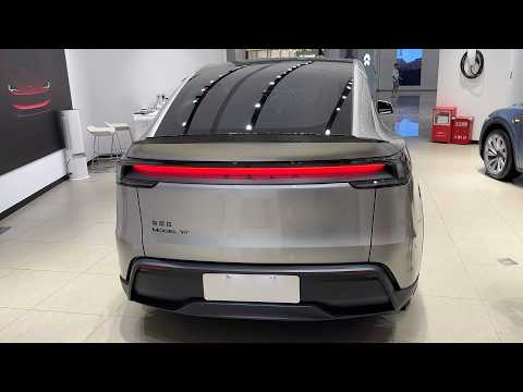 Видео: Интерьер и экстерьер Tesla Model Y L 2025 года в деталях 4K