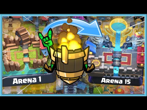 Видео: 💥 С 1-ОЙ ПО 15-УЮ АРЕНУ ЗА 60 МИНУТ! НОВОЕ ИСПЫТАНИЕ АРЕНЫ / Clash Royale