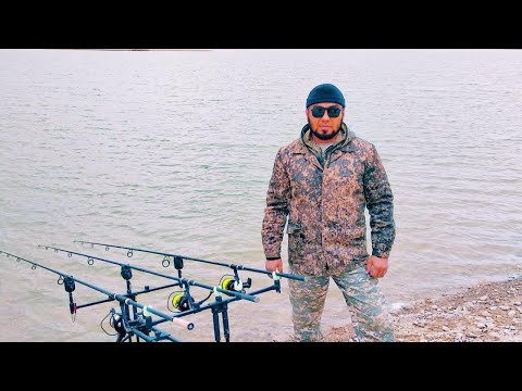 Видео: Кўргонтепа сув омборида 3.кг сазан ушладик. 10.10.2021.йил