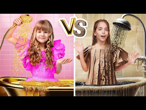 Видео: Богатая VS Бедная ПРИНЦЕССА + ДРУГИЕ Челленджи Дианы и Ромы