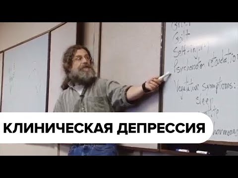 Видео: Большое депрессивное расстройство [Роберт Сапольски, лекция, озвучка]