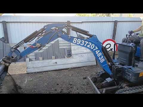 Видео: Повышение уровня земли перед домом. Маленький помощник Rippa