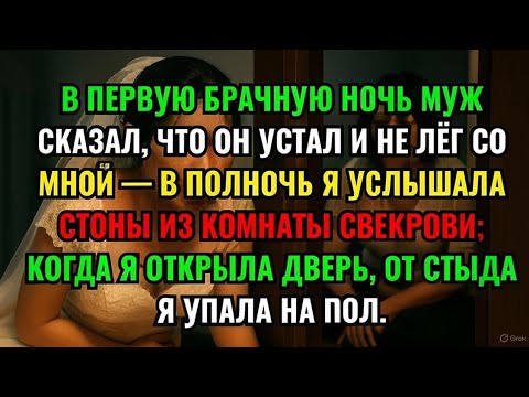 Видео: В ПЕРВУЮ БРАЧНУЮ НОЧЬ МУЖ СКАЗАЛ, ЧТО ОН УСТАЛ И НЕ ЛЁГ СО МНОЙ — В ПОЛНОЧЬ Я УСЛЫШАЛА СТОНЫ...