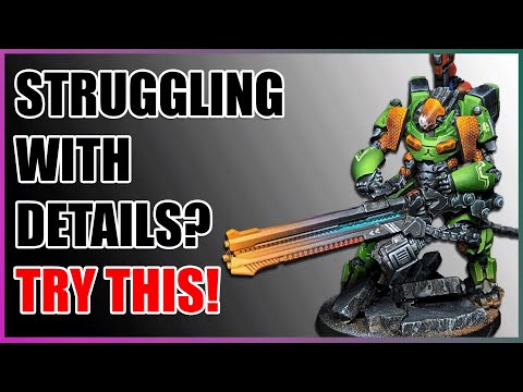 Видео: Не получается прорисовать детали на миниатюрах? ПОПРОБУЙТЕ ЭТО!