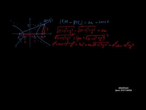 Видео: Гипербола, парабола 1-бөлім. Екінші ретті қисықтар
