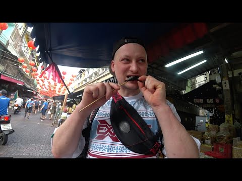 Видео: Ем СКОРПИОНА в ЧАЙНА ТАУНЕ / Выживание с РУСАЛКОЙ / БАНГКОК ч1