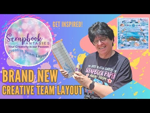 Видео: Нет бумаги с узором? Попробуйте эту идею для пляжного альбома!