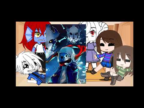 Видео: Реакция андертейл на тт. [2 часть] (Моя AU)