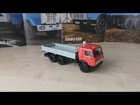Видео: Обзор модели Камаз-5320, масштаб 1:43, "Deagostini".