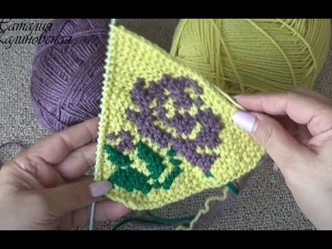 Видео: Бесподобно красивая роза. В 13 ряду ошибка, смотрите в комментариях. Дальше все правильно