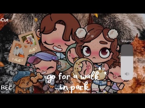 Видео: Прогулка в парке в аватар world!🌿 Влог эстэтика ...🍃🐾🤎☕🍂наступила осень (Соён упала с горки...😪🐑