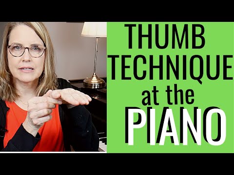 Видео: Большой палец в технике игры на фортепиано | Преподаватель фортепиано с Кейт Бойд