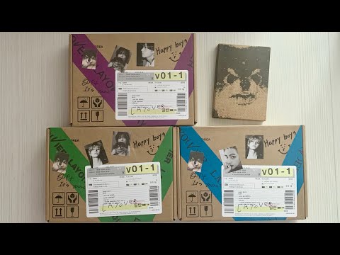 Видео: Распаковка альбома V / Unboxing album V Layover (Set & Weverse ver.)